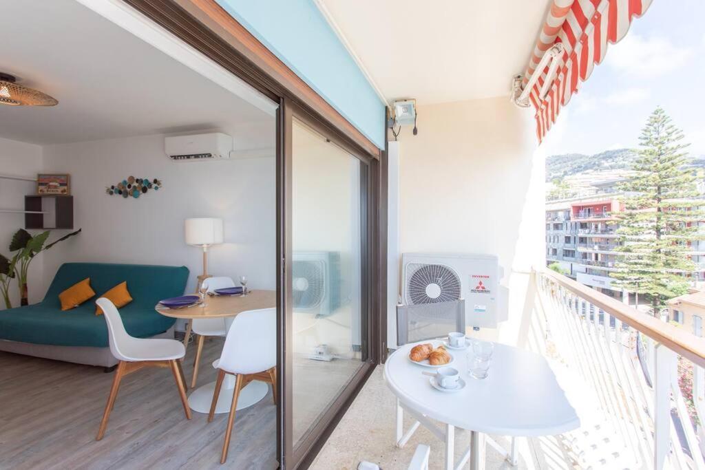La Perle 2 P Terrasse Vue Mer 1Min Plage Clim Roquebrune-Cap-Martin Extérieur photo